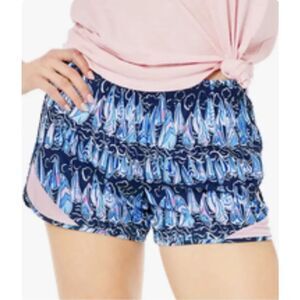 Lilly Pulitzer Blue and Pink Athletic Shorts